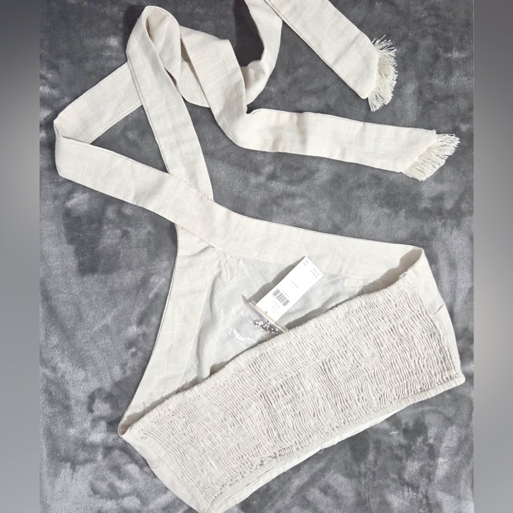Mahila Halter Shell Crop Cami - Picture 3 of 5